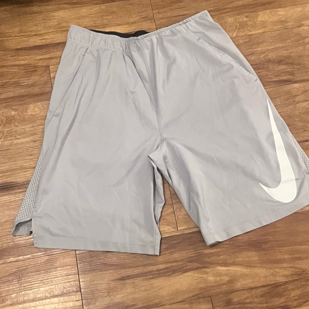 Nike Gray Dri-FIT Athletic Shorts